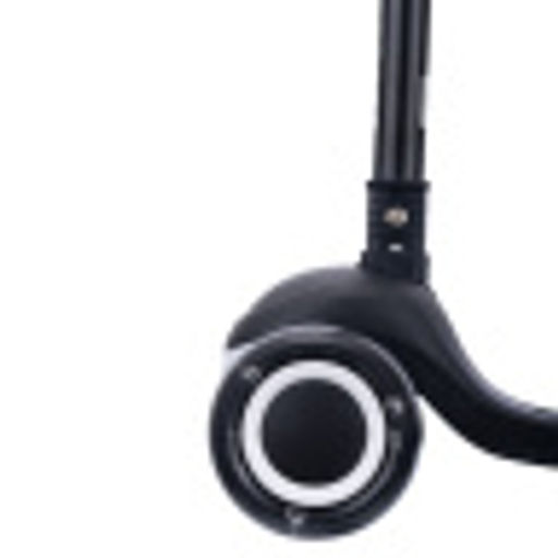 Самокат трехколесный Slider, светящиеся полиуретановые колёса и платформа, руль складной  фото 19