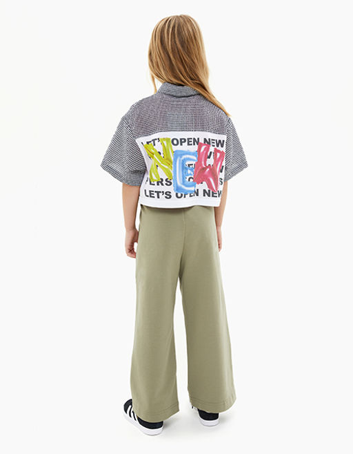 Клетчатая кроп-рубашка для девочки 241059 - Bell bimbo фото 5