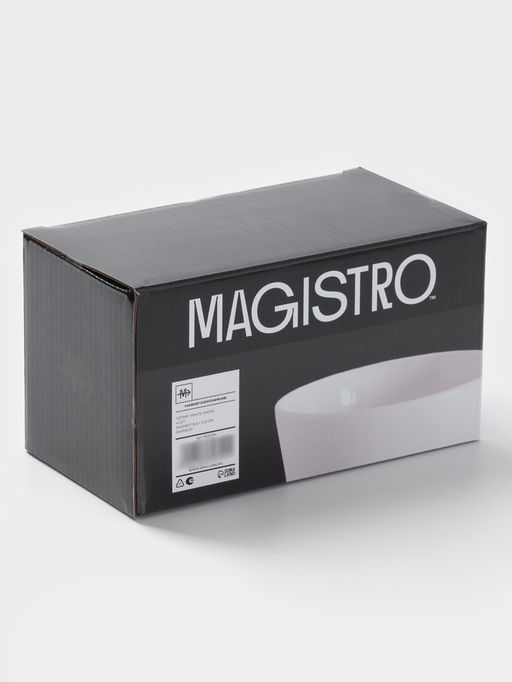 Соусники Magistro White Snow, набор 4 шт., 150 мл, фарфор, белые  фото 6