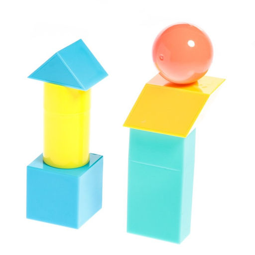 Развивающий набор Простая геометрия, танграм, объёмные фигуры, цвета МИКС - Iq-zabiaka фото 10