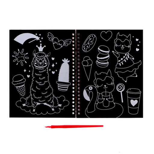 Творческая книга Гравюры. Лама, 14 стр. - Буква-ленд фото 2