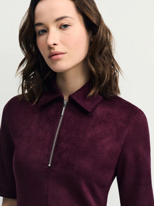 Платье мини из искусственной замши / Zarina