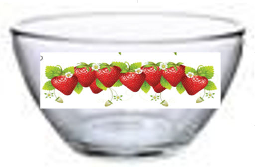 Салатник 110 мм Клубника круговая / Д1322П/88клубника /уп 36/