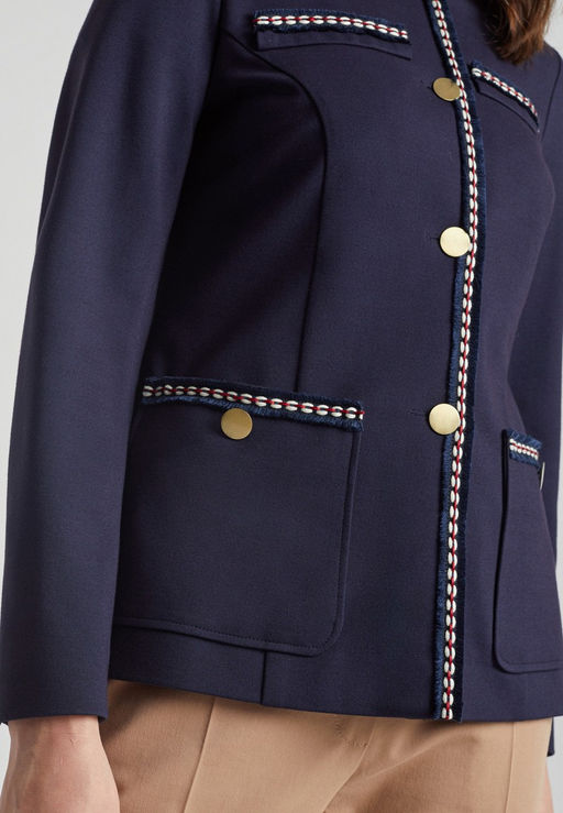 Жакет женский LZS-005422-DB, 
темно-синий - Steinberg фото 3