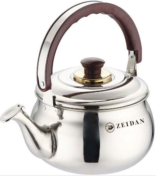 Чайник нерж ZEIDAN 3,0 л, со свист, нерж, подвиж.бакелит ручка, арт. Z-4149