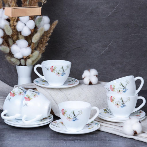 Чайный набор 12 предметов 250 мл / GRAY-GB220/12 (7008) /уп 8/ Райский сад