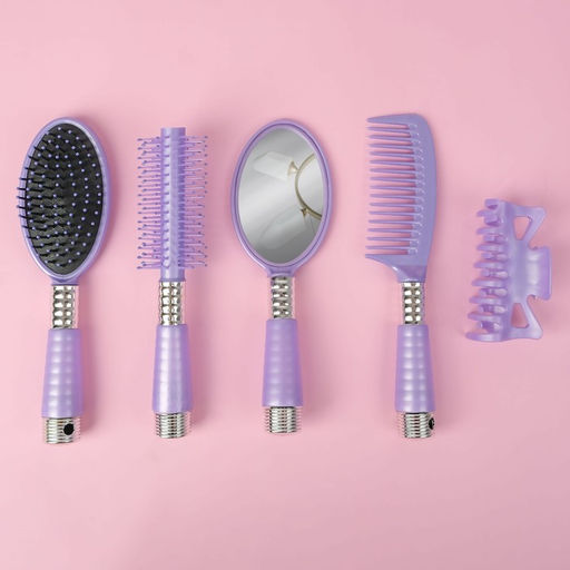 Цена за 2 шт. Набор парикмахерский, 20(±1) см, 5 предметов, МИКС