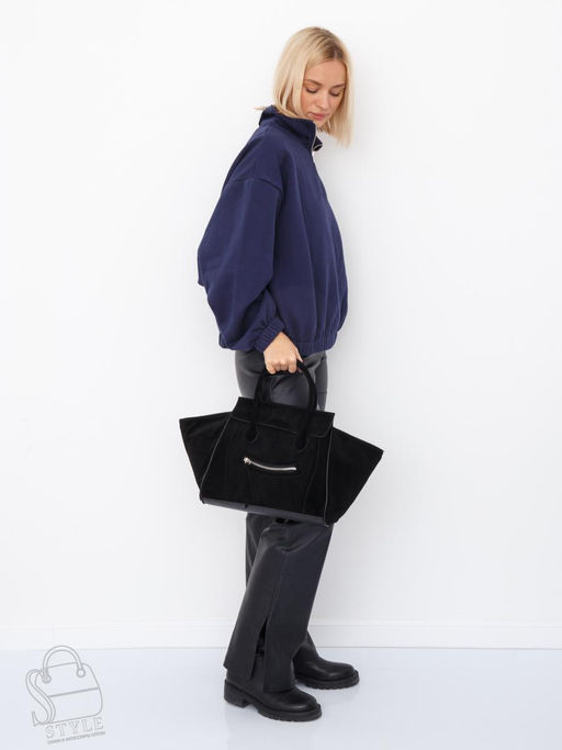 Сумка женская кожаная 999027NN black  Natale Navetta