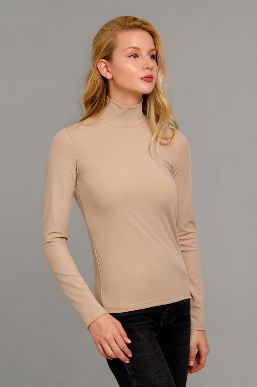 Арт.12803/5 Водолазка женская 42-50 (5 шт) Цвет:бежевый