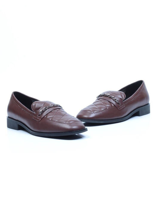 03-2102C-5C BROWN Лоферы женские (натуральная кожа)