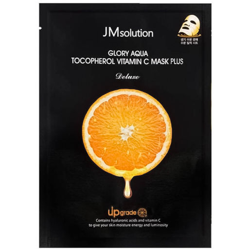 Маска тканевая для выравнивания тона JMSOLUTION Glory Aqua Tocopherol Vitamin C Mask, 30ml