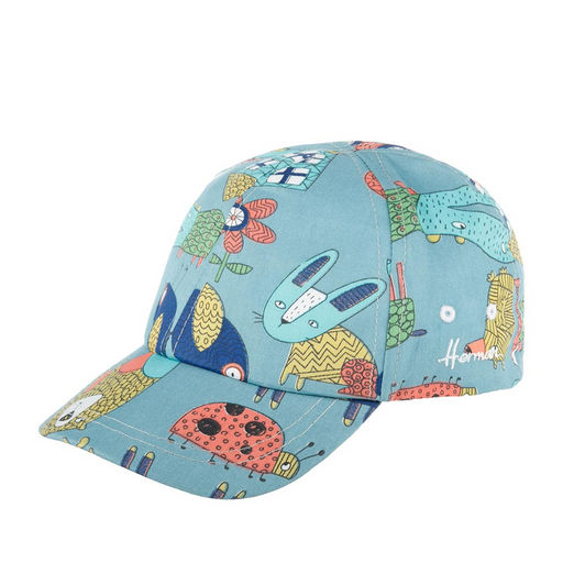 Детская бейсболка HERMAN арт. CONQUEST 033 (голубой)