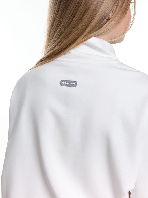 Толстовка на молнии для девочки 22-3208 белый - Mini maxi фото 12