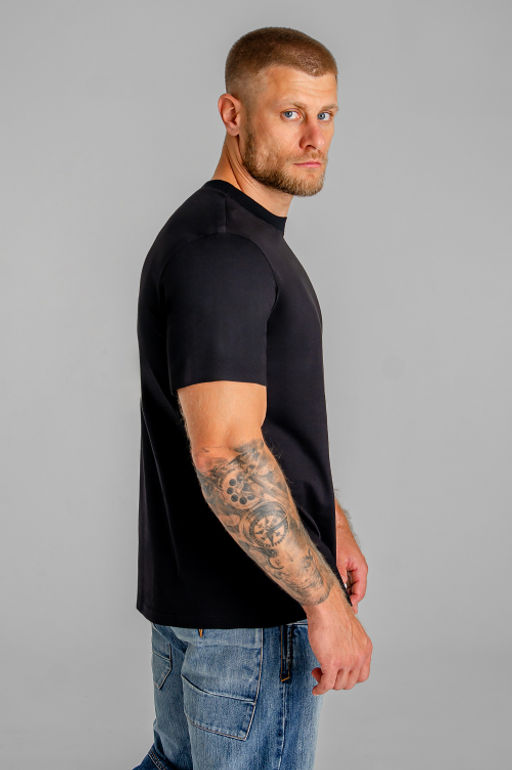 Арт. 67114/8 Футболка мужская 48-58 (6 шт) Цвет:черный - Идеал фото 11