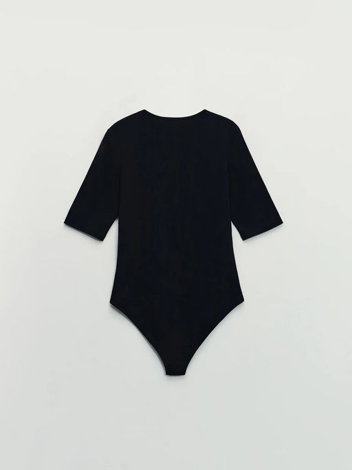 Боди из хлопка с треугольным вырезом / Zarina