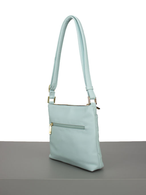 LACCOMA сумка Эмилия-Ф826-голубой эко кожа хлопок фото 2