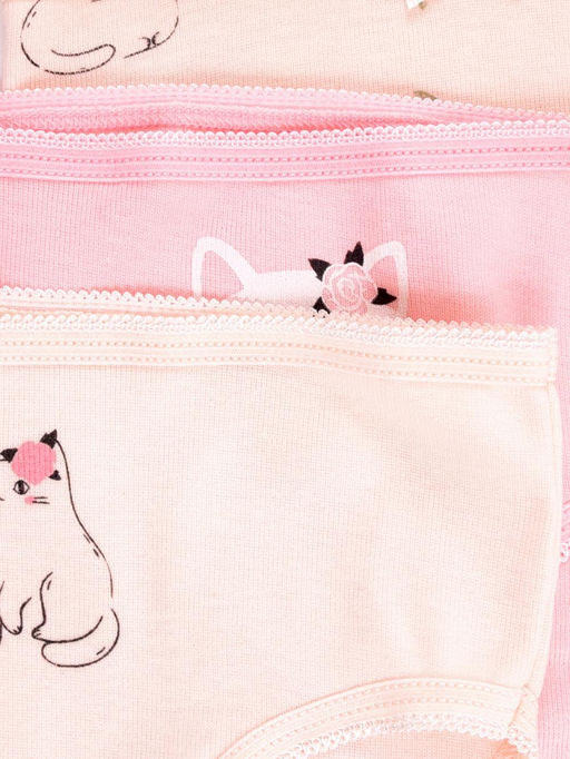 Комплект трикотажных трусов для девочки 3 шт - Crockid фото 3