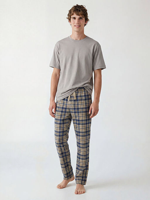 Пижама верх мужской Bisiklet Yaka K?sa Kollu Erkek Pijama ?st