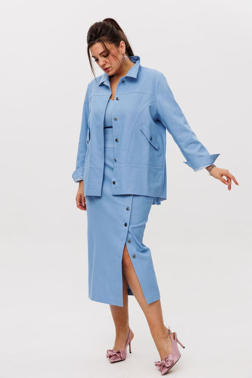 Юбка ANELLI 1453 небесная симфония  фото 6