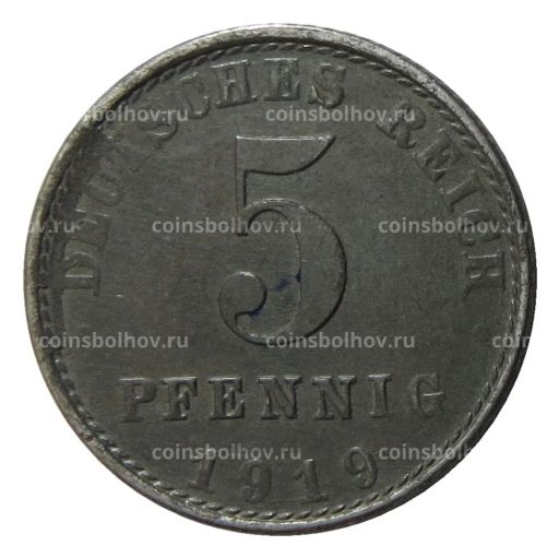 5 пфеннигов 1919 года A Германия