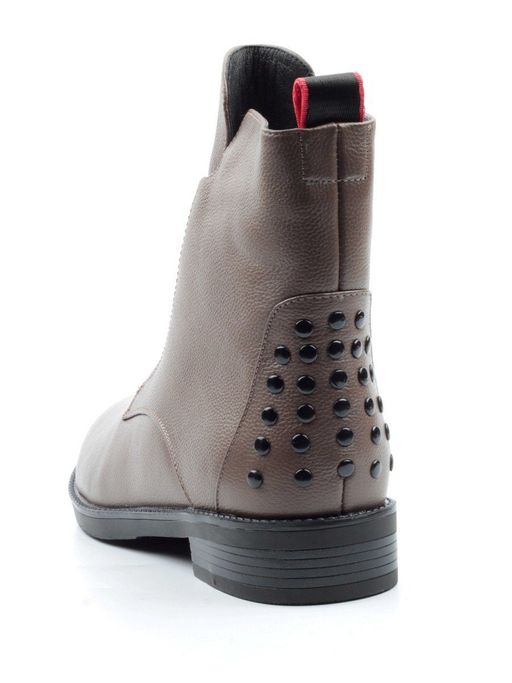04-XH-FT547-9118-2M KHAKI Ботинки женские (натуральная кожа, натуральный мех) - Фабричный китай фото 8