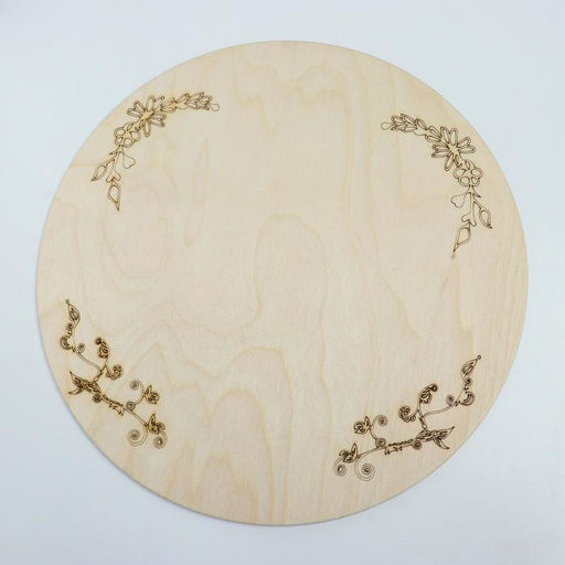 Подставка для торта круглая Узоры, 32 см - Дарим Красиво фото 2