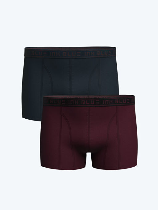 Standart Kal?p Pamuklu Esnek Erkek Boxer 2li