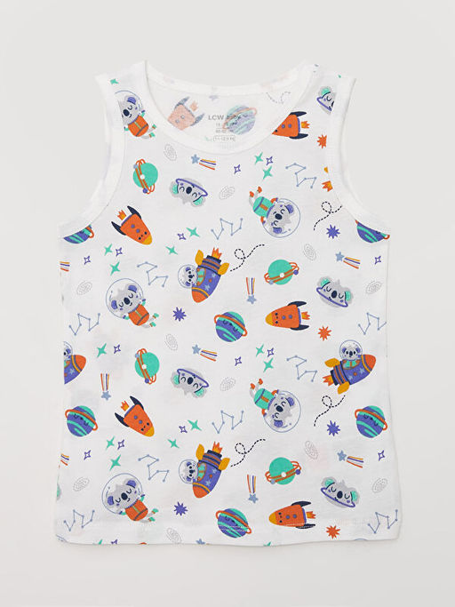 Bisiklet Yaka Pamuklu Erkek Bebek Atlet 2li - Waikiki фото 2