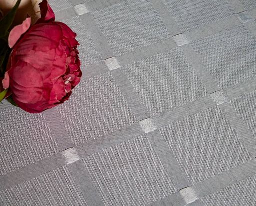 Скатерть арт. 3652/130, Arkadiusz (Аркадий), размеры 130 см х 180 см, тефлоновая пропитка, цвет - белый, обработка края - подгибка и прошивка с укреплением на флизелин