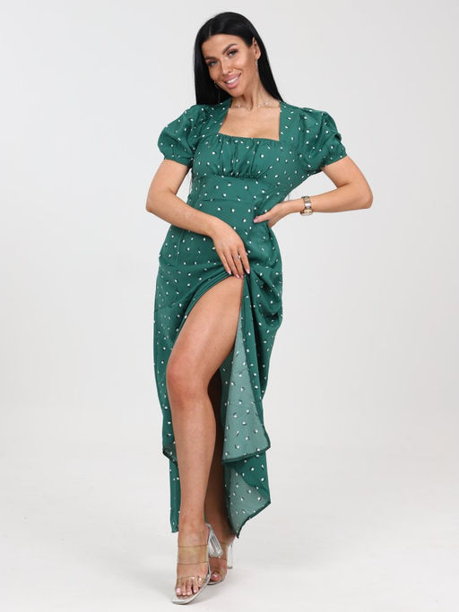 Вероника ПЛАТЬЕ ЖЕНСКОЕ (Зелёный) - А-дина фото 2