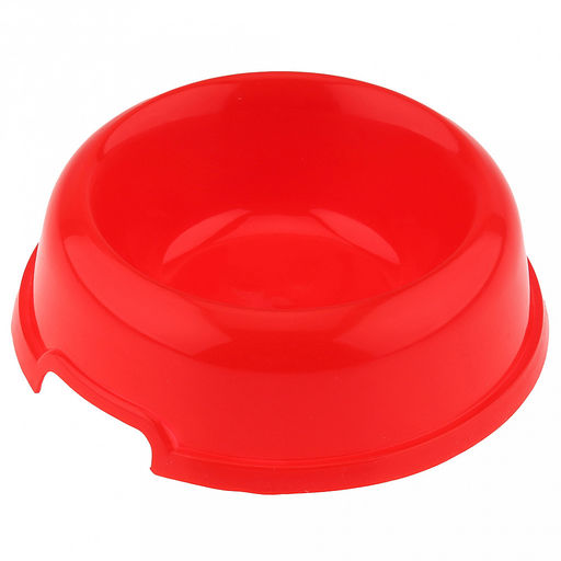 Миска для кормления животных пластмассовая Лапа 0,25л, д11см, h4,7см, основание д15см, цвета микс (зеленый, синий, красный) (Китай) - Pet toys фото 3