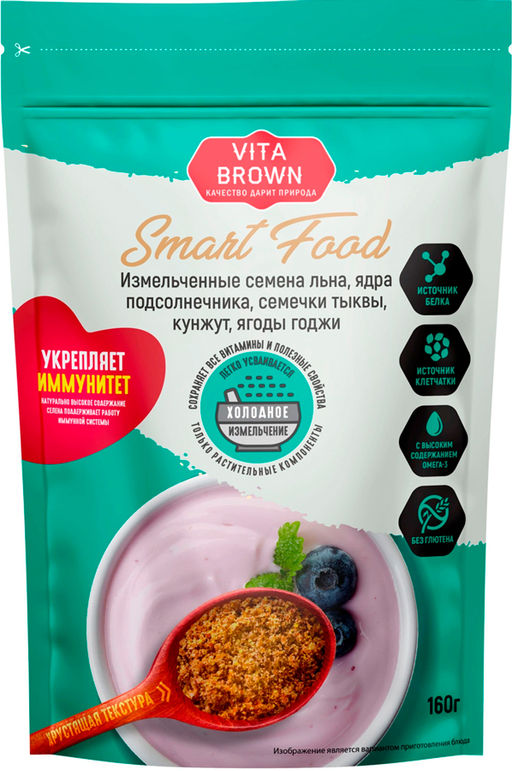 Ого.Vita Brown Изм сем льна,ядра подсол,тыквы,кунж,ЯгГодж160