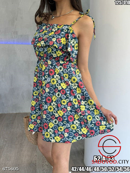 Летнее платье в цветочек - Bruno фото 4