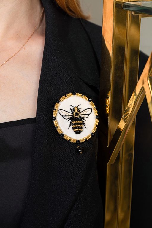 Klart набор для вышивания 10-506 Брошь. Пчела 7 х 6 см