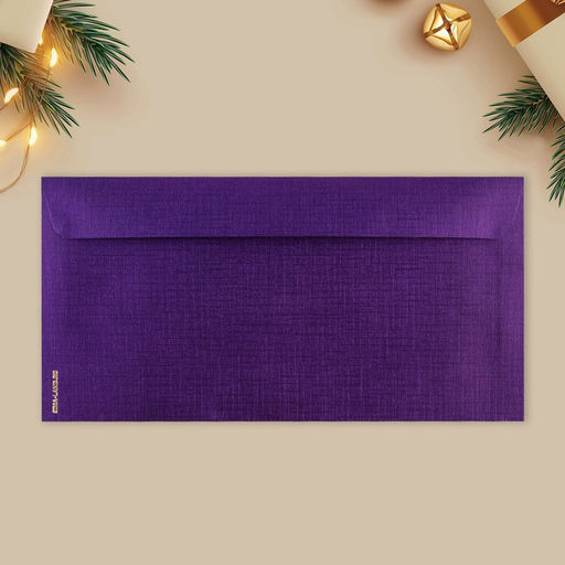 Конверт для денег, набор 10 штук, «С Новым годом», тиснение, 22×11 см