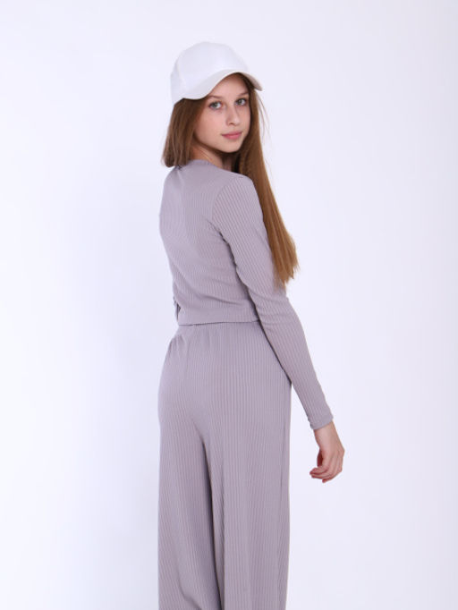 Лонгслив "Джулия" серый