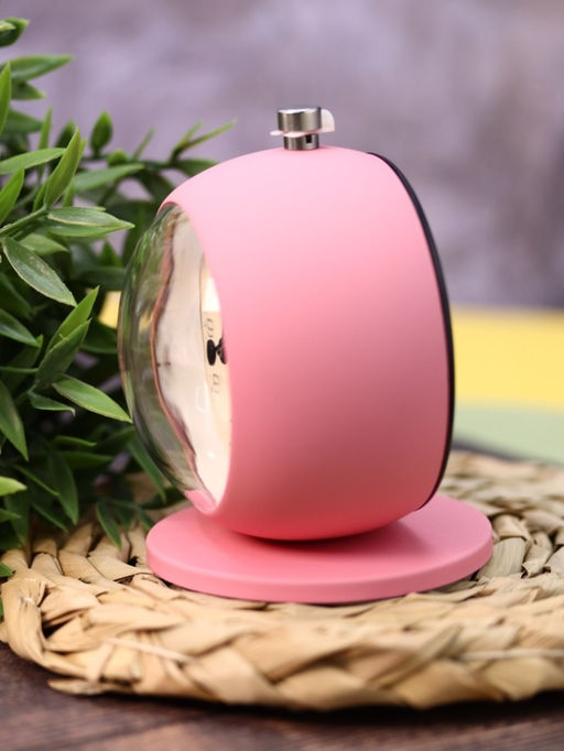 Часы-будильник Clock UFO, pink (12х10,1 см)