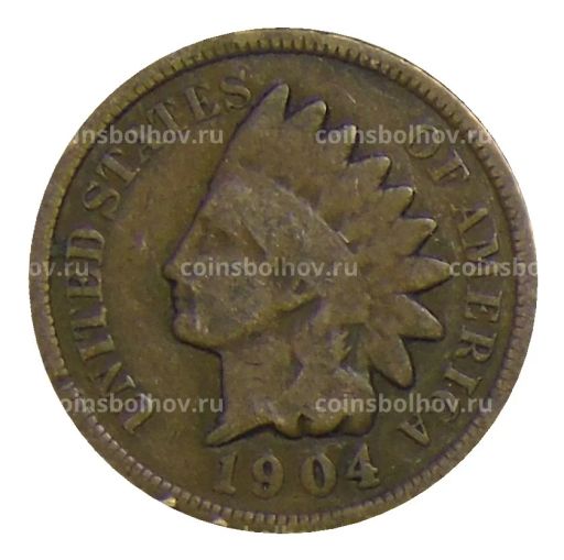 1 цент 1904 года США