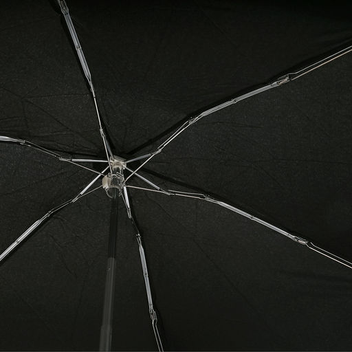 Зонт-мини механический Моно ткань эпонж (полиэстер), 6 лучей, д/купола 88см h50см, 5 сложений, 17см в сложенном виде, механизм против ветра, ручка с покрытием soft-touch, цвет черный, 184гр (Китай) - Домашняя Мода фото 6