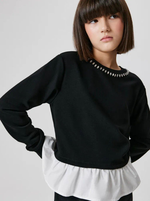 ACOOLA / Джемпер детский для девочек Diyala черный  фото 4