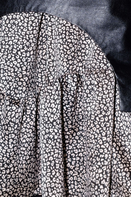 Платье Pirs 4281 Черно-бежевый лео  фото 7