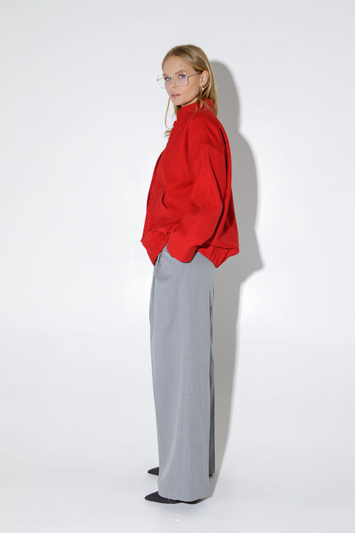 Бомбер Pirs 5209 красный  фото 4