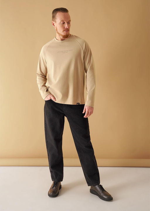 CLE Джемпер муж. 452604/05сд_п т.бежевый - Clever wear фото 5