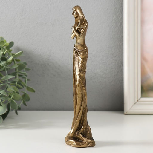 Цена за 2 шт. Фигурка полистоун «Нагота», под бронзу, 5×4×21 см