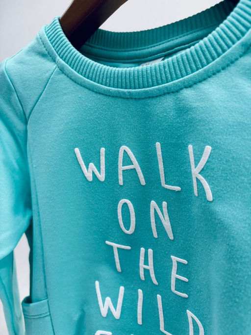 Костюм для девочки с брюками 2227 бирюзовый - Mini maxi фото 6