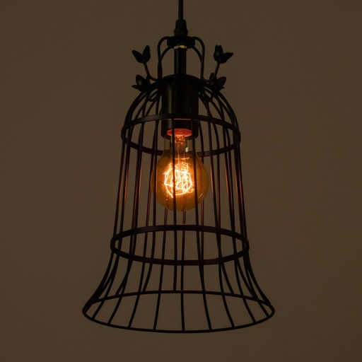 Светильник BayerLux «Колокол» 1×40 Вт E27 черный 19×19×120 см