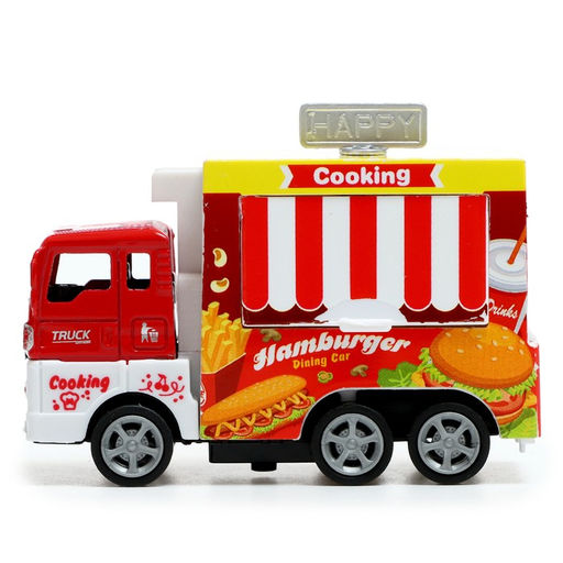 Машина металлическая Закусочная, инерция, МИКС - Simaland фото 2