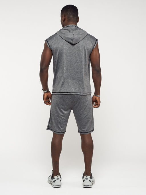 Спортивный костюм летний мужской серого цвета 2265Sr