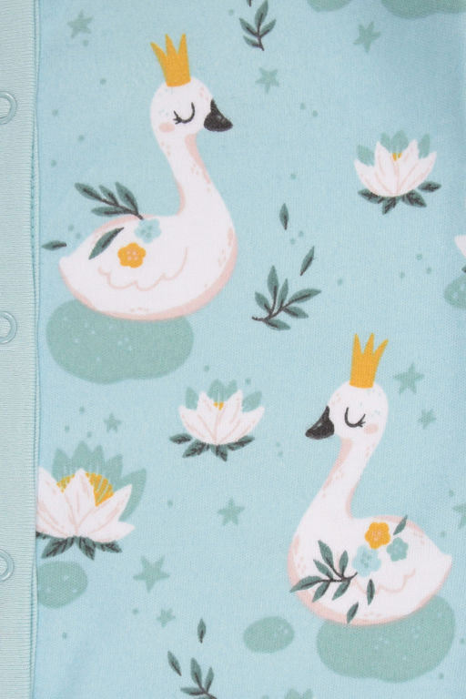 Crockid _ КП 6025/сказочные лебеди на морозном шалфее комбинезон яс  фото 2