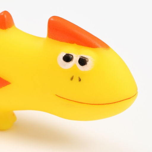 Игрушка пищащая Хамелеон для собак, 19 см, жёлтая - Пижон фото 5